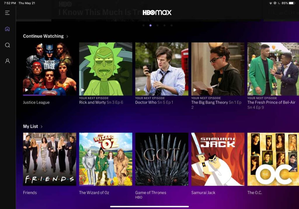 Popular Shows and Movies on HBO Max: